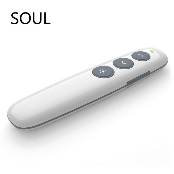 SOVO Wireless Presenter Rechargeable Wireless Laser Pointer, RF 2.4GHz Powerpoint Clicker Presentation Remote Control Pen