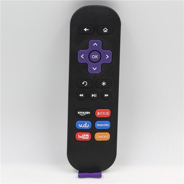 Newest Roku Replacement Remote controller For Roku4/3/2/1 LT HD XD XS XDS 2450D 2710X 2710R Media Player Shortcut Buttons Free DHL