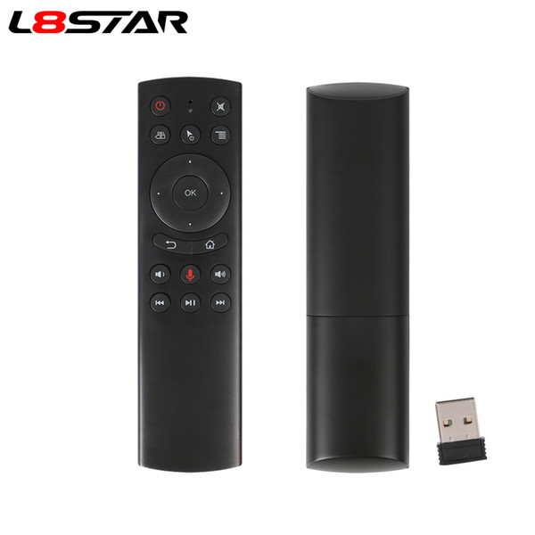 L8star G20S 2,4G ratón inalámbrico giroscopio Control de voz detección Universal Mini teclado Control remoto para PC Android TV Box