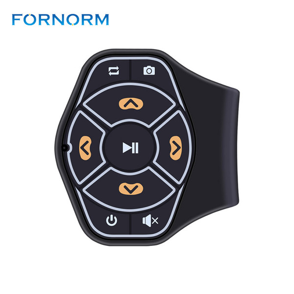 Wireless Bluetooth Universal Steering Wheel Remote Control Media Button Remote Controller Multimedia Music Play For Android Ios J190523