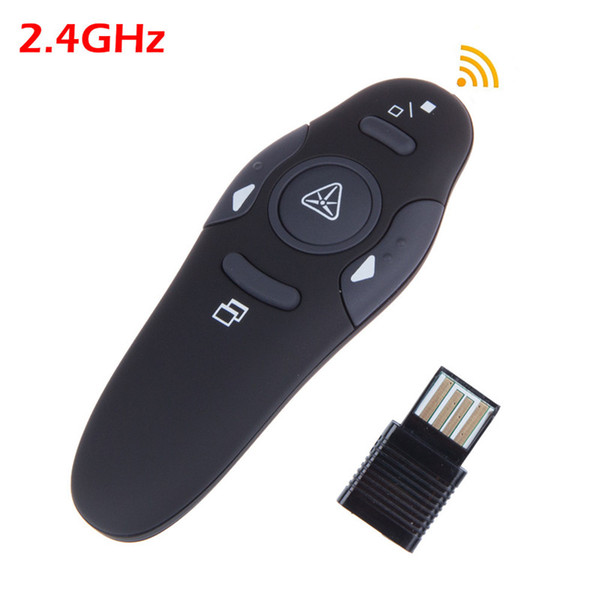 2.4GHz Wireless Presenter Red Laser Pointers Pen USB Receiver RF Remote Control Page Turn PPT Powerpoint Presentation