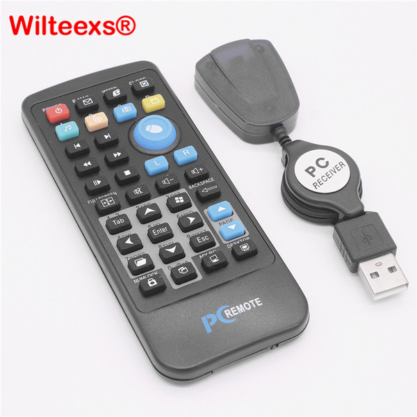 ontroller control WILTEEXS Wireless Mouse Remote Control Controller USB Receiver IR for Loptop PC Computer Center Windows 7 8 10 Xp Vista...