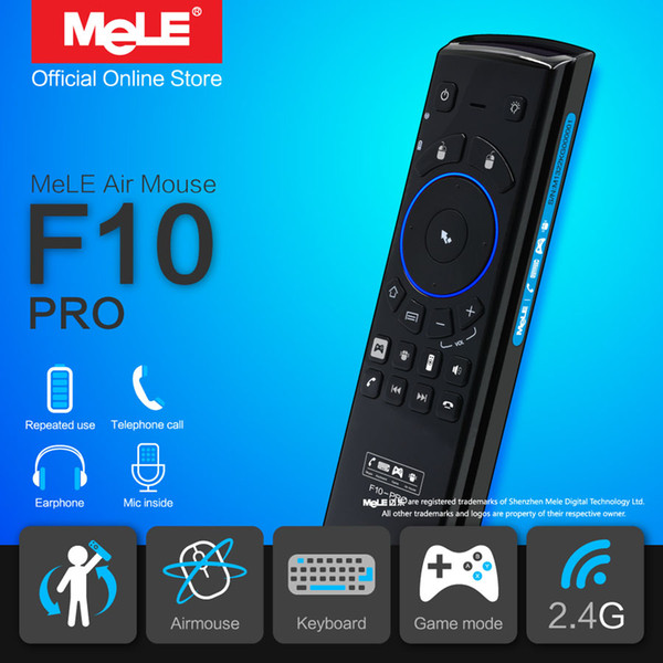 2.4GHz Gyro Wireless keyboard MeLE F10 Pro Fly Air Mouse With Microphone Speaker for Android TV Box Notebook