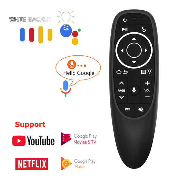 VONTAR G10 G10S Pro control remoto por voz 2,4G ratón inalámbrico giroscopio IR aprendizaje para Android tv box HK1 H96 Max X96 mini