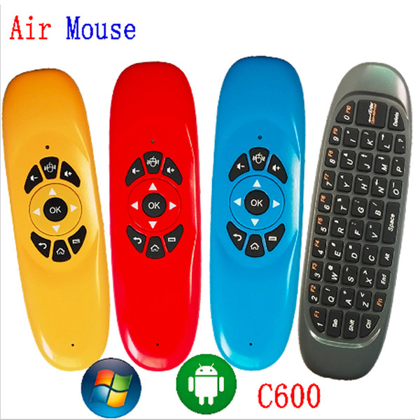 2.4G Wireless Keyboard Fly Air Mouse Game Universal Remote Controls C120 for Android TV Box Mini PC 10pcs/lot Free DHL Shipping