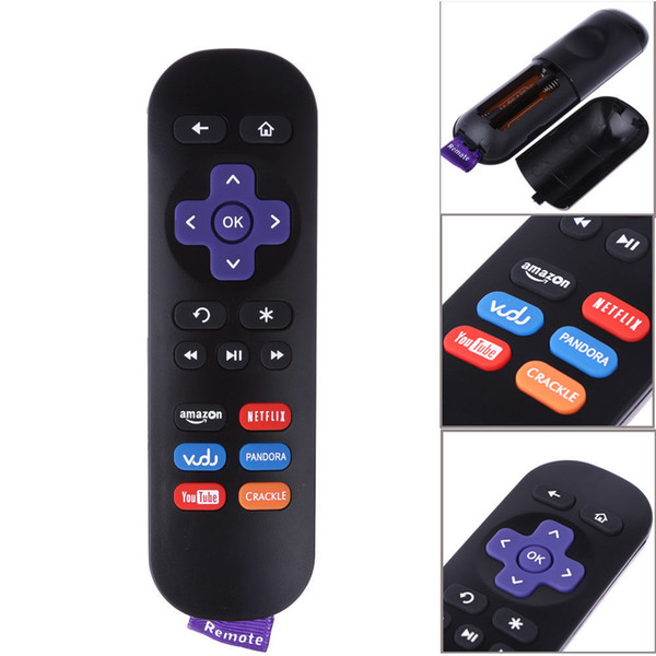 Roku Remote controller For Roku4/3/2/1 LT HD XD XS XDS 2450D 2710X 2710R Media Player Shortcut Buttons Replacement Remotes