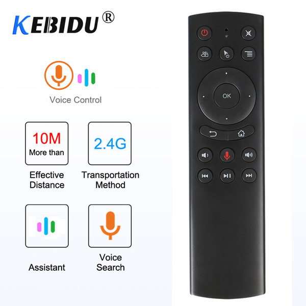 Kebidu G20 Voice Control 2.4g Wireless G20s Fly Air Mouse Keyboard Motion Sensing Mini Remote Control For Android Tv Box Pc T190628