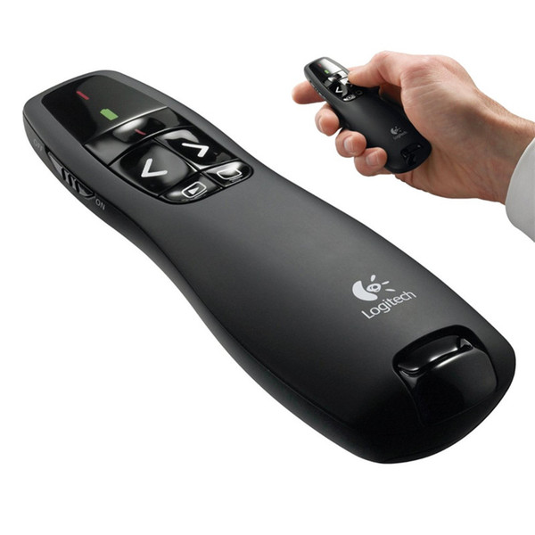 2.4 GHz Wireles R400 USB Wireless RF Remote Powerpoint control IR PPT Presenter presentation wholesale LAZER pen