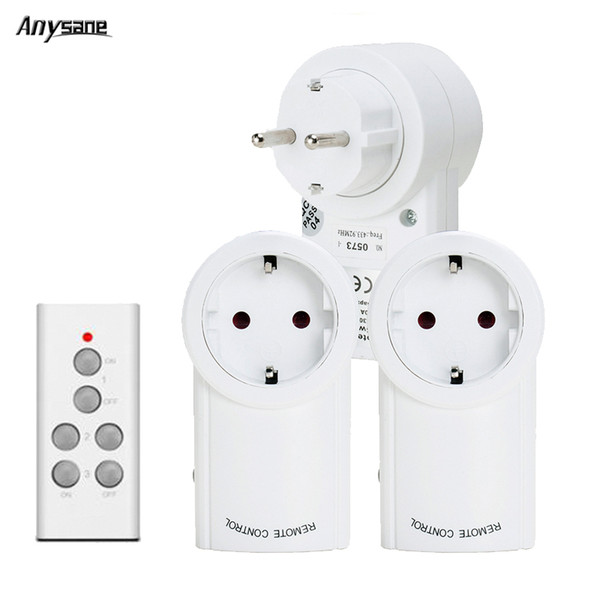 Universal Wireless Remote Control Power Socket Outlet For Household Appliances Eu Socket Plug 433mhz Learning Control Controller J190523