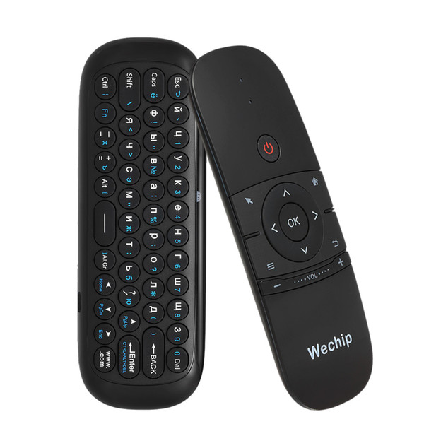 W1 2.4g Air Mouse Wireless Keyboard Remote Control Infrared Remote Learning 6-axis Motion Sense W/usb Receiver For Tv Box J190523