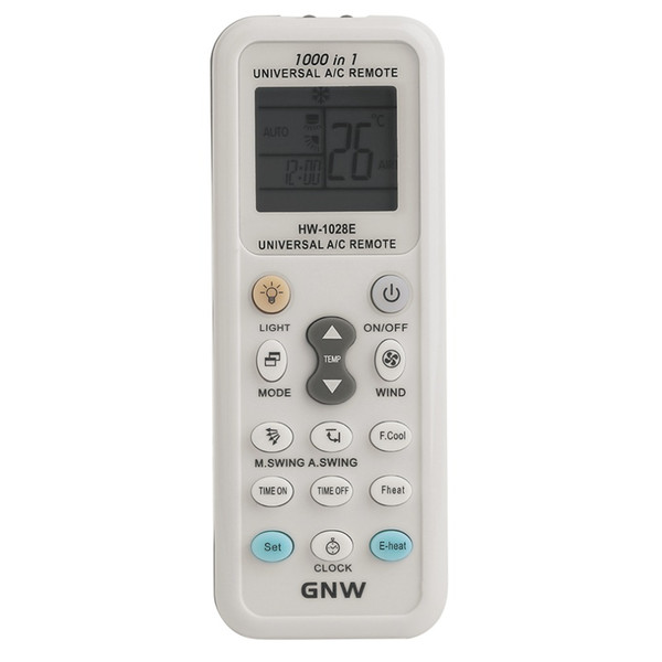 Professional Universal LCD Remote Control Controller for Air Conditioner Large LCD Screen Low Power Consumption