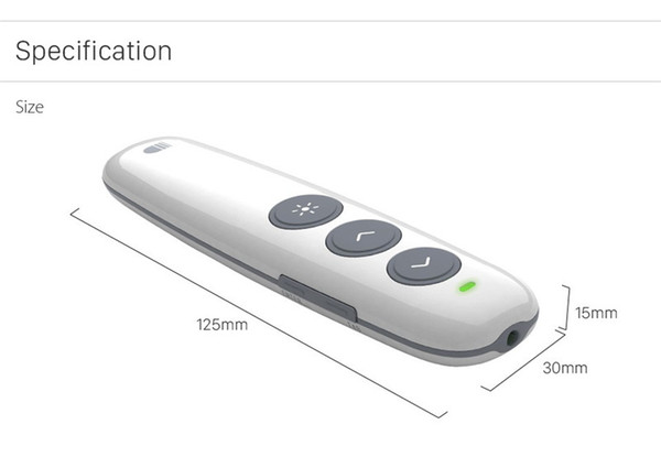 New Doosl Wireless Presenter RF 2.4GHz Rechargeable Powerpoint Remote Control PPT Clicker Presentation Pointer Pen