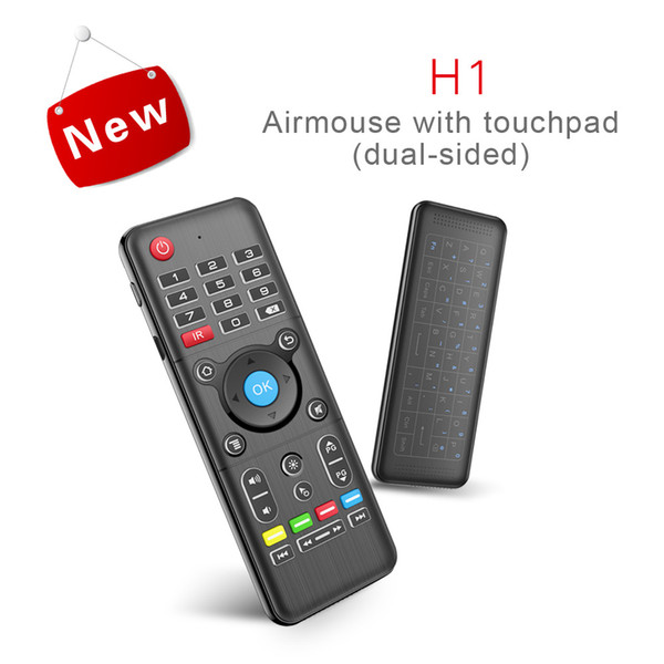 2.4G AirMouse + Keyboard (IR Learning) Smart Wireless Remote Control 6Axis Gyroscope Air Mouse for Android TV BOX