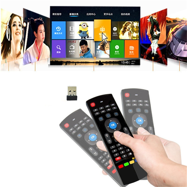 MX3 2.4G Wireless Keyboard Controller Remote Control Air Mouse for Smart Android 7.1 TV Box x96 mini s905w tx3 tv box