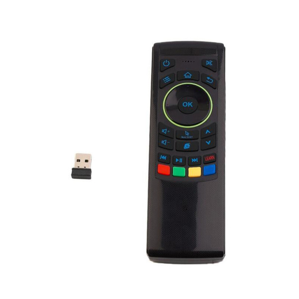 2.4Ghz Wireless Keyboard 3 in1 Air Fly Mouse QWERTY GYRO Sensing Remote IR Learning For Android TV Box MINI PC FM5S