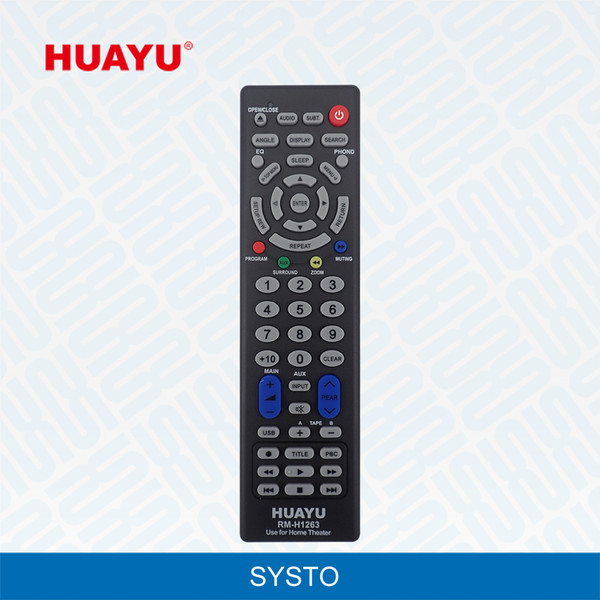 2018 new product HUAYU RM-H1263 universal home theater system family cinema remote control easy to use