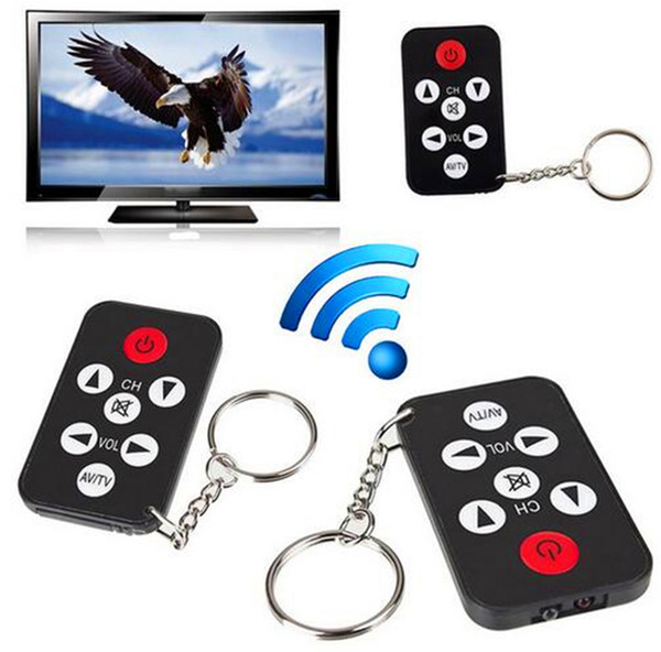 2016 new arrived Mini Universal TV Remote Infrared IR Set Television Control Controller Key Ring Chain