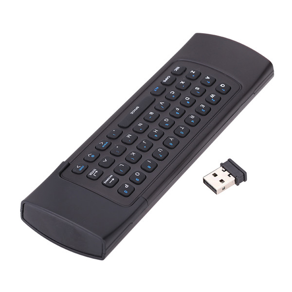 Wholesale-Top quality MX3 Portable 2.4G Wireless Remote Control Keyboard Controller Air Mouse for Smart TV Android TV box mini PC HTPC