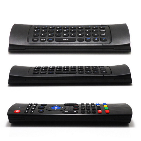 50pcs, High Quality 2.4G Remote Control Air Mouse Wireless Keyboard for MX3 Android Mini PC TV Box +Voice Micphone