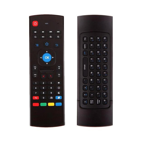 MX3 2.4G IR Learning Function wireless air mouse universal remote control backlit QWERTY keyboard for Windows Mac Android Linux smart TV Box