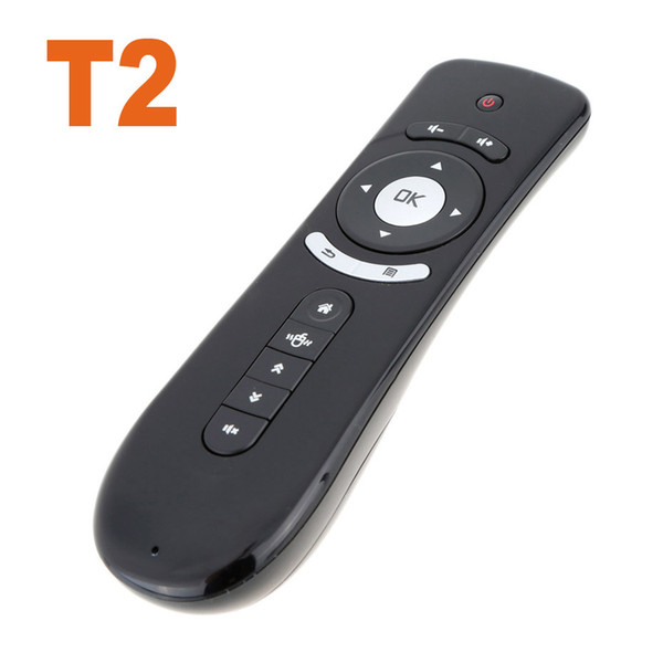 T2 Fly Air Mouse With Gyroscope Mini 2.4G Wireless Keyboard Remote Control For PC TV BOX 20pcs/lot Free DHL