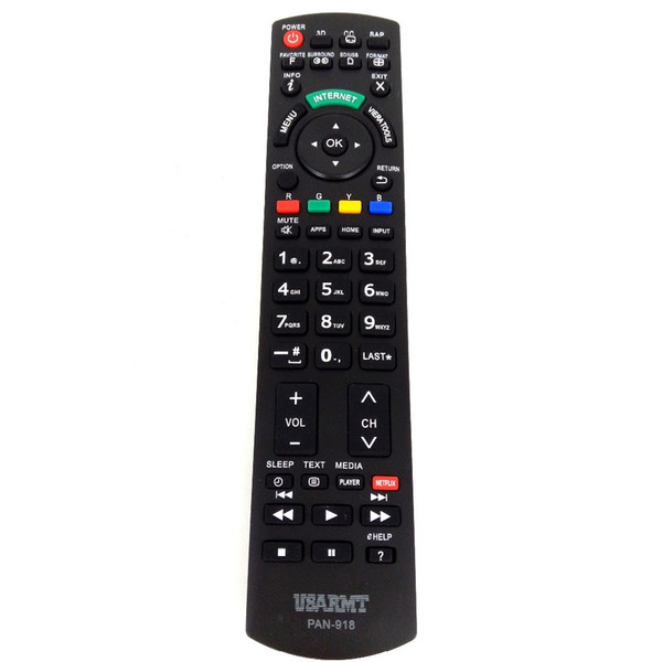 Wholesale- New universal Remote control PAN-918 Universal For Panasonic TV With NETFLIX 3D