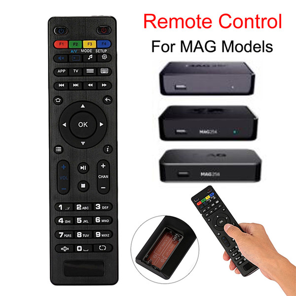 Wholesale-Black MAG 254 Original Replacement Remote Control For MAG 254 250 255 265 275 Linux Tv Box OTT IPTV Set Top Box