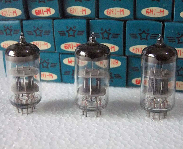 Wholesale Accessories Vacuum Tube amp sound super poison screen Beijing 6N1-M tube T grade 10pcs / lots Free shipping to Russia