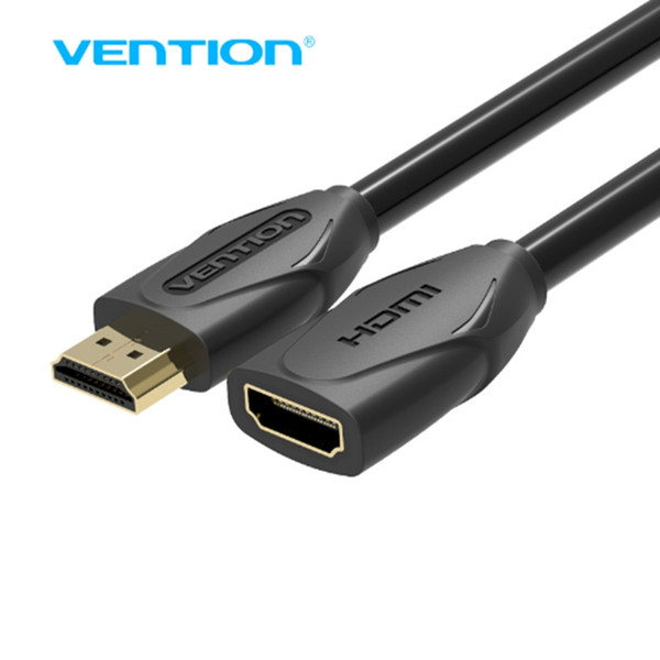 Vention HDMI Extension Cable 1m 1.5m 2m 3m 5m Male To Female Extender HDMI Cable 1080P 3D 1.4V For HDTV LCD Laptop PS3 Projector