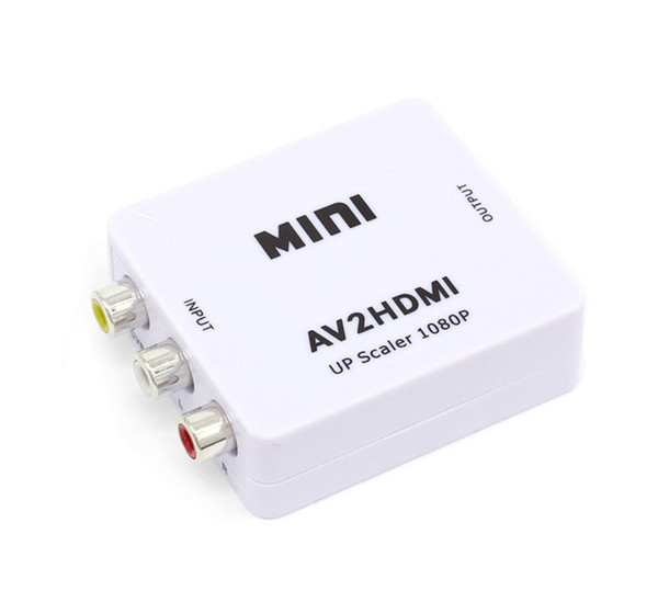 AV to HDMI Adapter AV2HDMI Converter RCA Converter Mini Composite CVBS full HD 1080p / 720p output High Quality