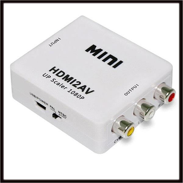 HDMI Converter HDMI to AV RCA Digital Analog Converter HDMI TO AV Audio Video HDMI2AV 1080P for TV box Free DHL