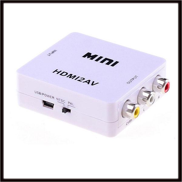 HDMI2AV HDMI to AV Adapter RCA Audio Video Set TV Box to Old TV Display HD Converter 1080P Mini Composite Kit Promotion