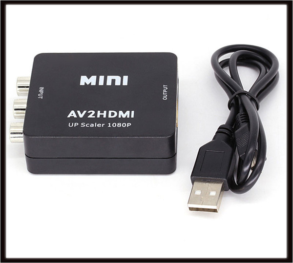 AV to HDMI AV2HDMI 1080P Converter RCA Converter Adapter Mini Composite CVBS Build with high quality Factory Store