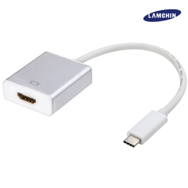 USB 3.1 Type C to HDMI Adapter Video Cable Male to Female Connector for Macbook