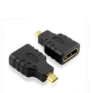 Free Shipping Gold Plated HDMI Type A Female to micro HDMI TypeD Male Adapter For HDTV Camera