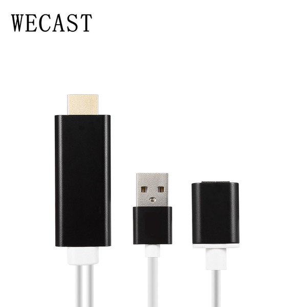 Wecast L3 HDMI Cable for Phone to TV Support Miracast Airplay Adopts Rockchip RK3036 CPU, compatible with Miracast, Airplay