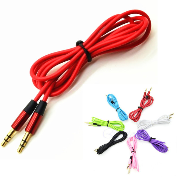 1x 3.5mm Jack Male to Male Stereo Audio AUX Cable Cord For iPhone iPod Cell Cable Cord For iPhone iPod Cellphone