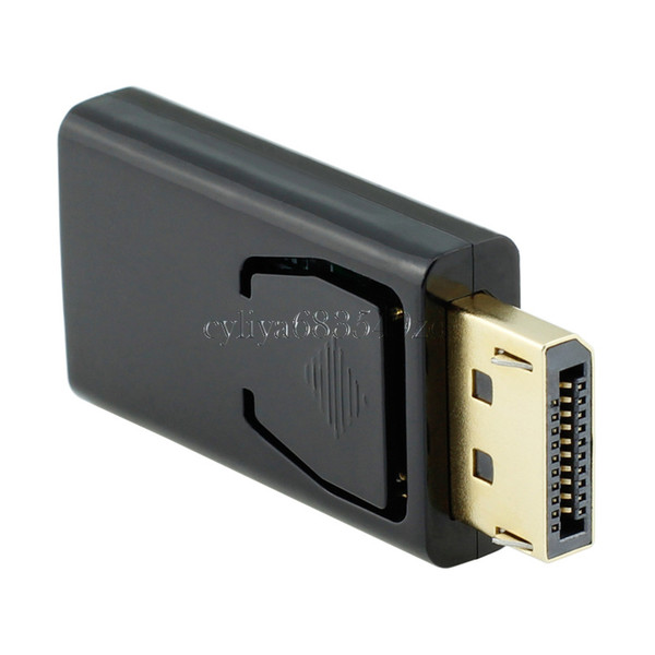 Nickel Plated Standard Display Port DisplayPort DP Male to HDMI Female Converter Cable Adapter 1080P Video Audio Connector