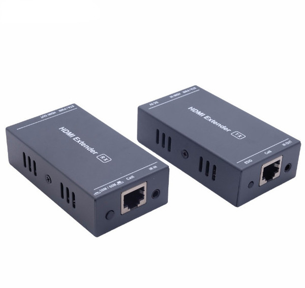 HDMI Extender 1080p 3D HDMI Transmitter Receiver over Cat 5e/6 RJ45 Ethernet Converter US EU Plug