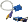 VGA D-SUB TO TV RCA S VIDEO CONVERTER ADAPTER CABLE PC