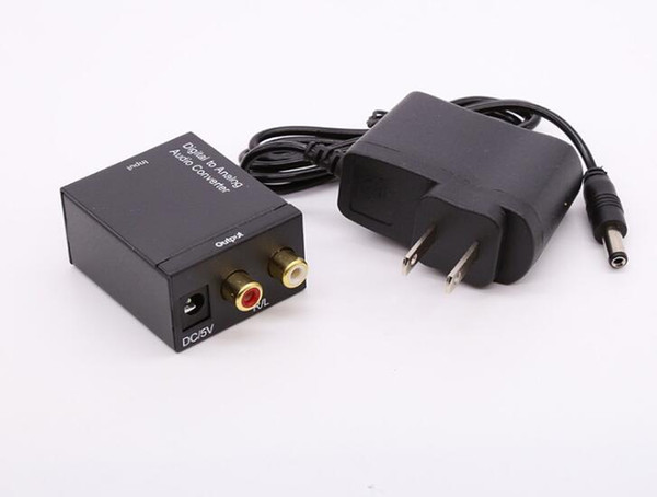 Digital Adaptador Optic Coaxial RCA Toslink Signal to Analog Audio Converter Adapter Cable