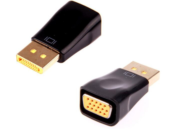 P turn vgai adapter 1080P DisplayPort to VGA converter DP TO VGA adapter Male to Female