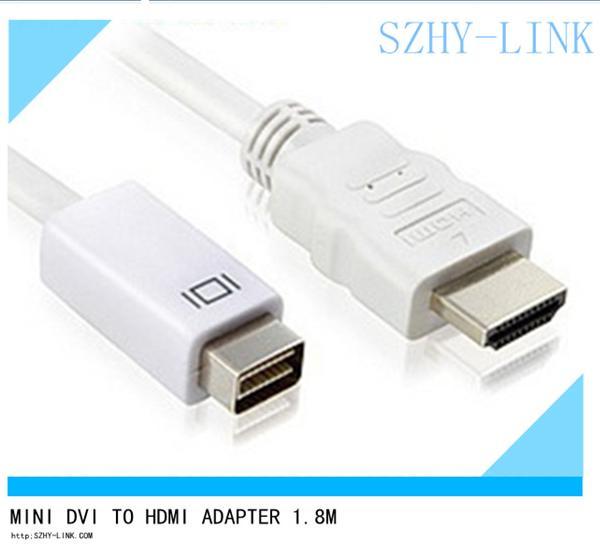 Mini DVI to HDMI cables connector cable adapter cabo kabel for Apple Macbook JB10