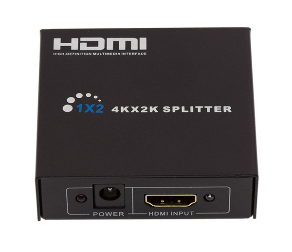 HDMI Spliter 2 Port 1.4 Hdmi Splitter 3D 1x2 HDMI Switch DC 9V Adapter 1 In 2 Out Switcher Support HDTV 1080P