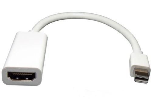 100pcs High Quality Thunderbolt Mini DisplayPort Display Port DP to HDMI Adapter Cable For Apple Mac Macbook Pro Air