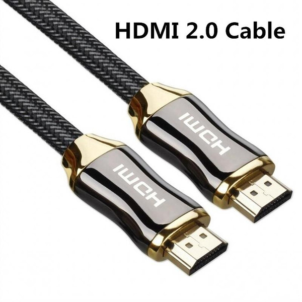 Alloy Gold Plated HDMI Cable Nylon Braided V2.0 4K x 2K Ethernet Support Video 4K 2160P HD 1080P 3D 1m/1.5m/2m/3m/5m