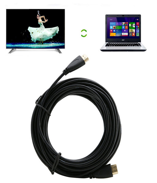 Hdmi Cables Plated Connection V1.4 HDMI Cable HD 1080P LCD DVD HDTV Samsung Hd Line Dust Cover Protect Digital Audio And Video Transmission