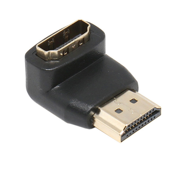 90 Degree Right Angle HDMI Male to Female M/F Adapter Extender Connector