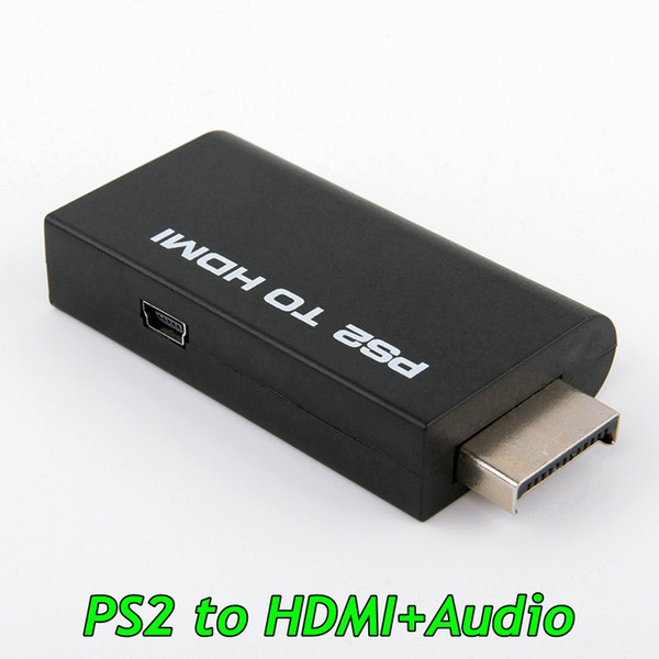 PS2 to HDMI Audio Video AV Adapter Converter w 3.5mm Audio Output for HDTV HMP_40O Free Shipping