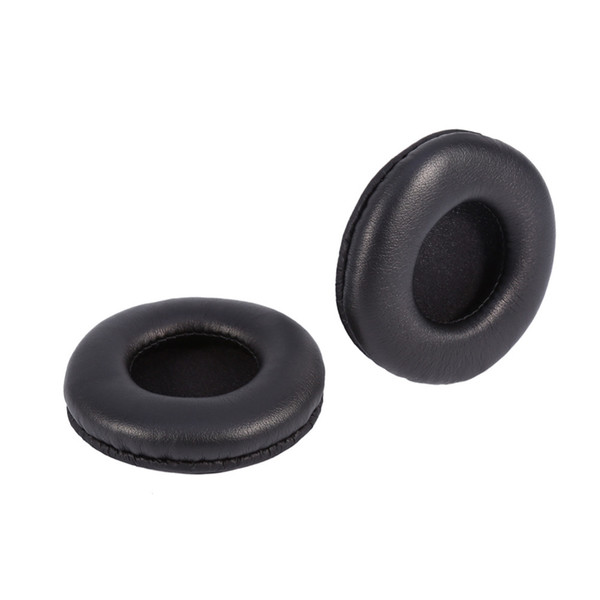 75mm Soft Sponge pads 1 Pairs Durable Replacement Ear Cushions Covers for Headphones Headset Black Universal